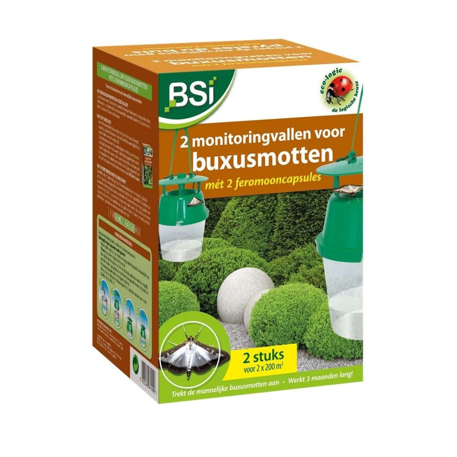 ohgreen 2 buxusmottenvallen en 2 feromooncapsules