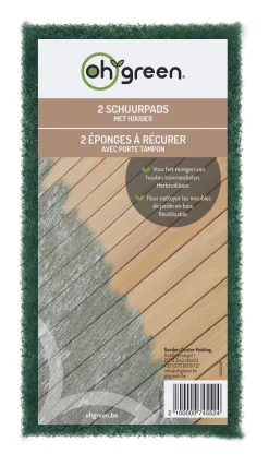 ohgreen 2 groene reinigingspads