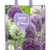 ohgreen 1 shopping bag met allium paars-wit mix 'love what you grow'