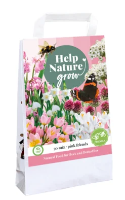 ohgreen 1 tas pink friends 'help nature grow'