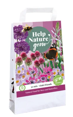 ohgreen 1 tas violet friends 'help nature grow'