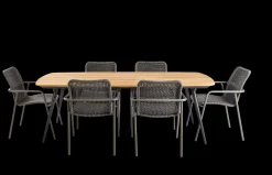 ohgreen Armstoel Aruba antracite