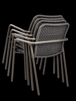 ohgreen Armstoel Aruba quartz grijs