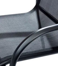 ohgreen Armstoel Blacksun aluminium en textileen