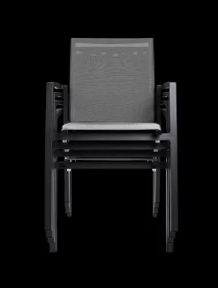 ohgreen Armstoel Grant zilver grijs/charcoal