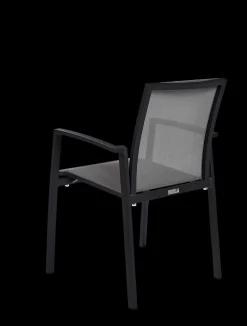 ohgreen Armstoel Grant zilver grijs/charcoal