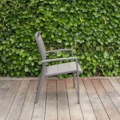 ohgreen Armstoel Modulo grijs antraciet