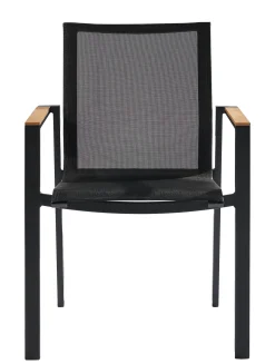 ohgreen Armstoel Norris zwart/teak