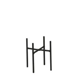 ohgreen Ascot plant standaard zwart - h9,5xd8,5cm