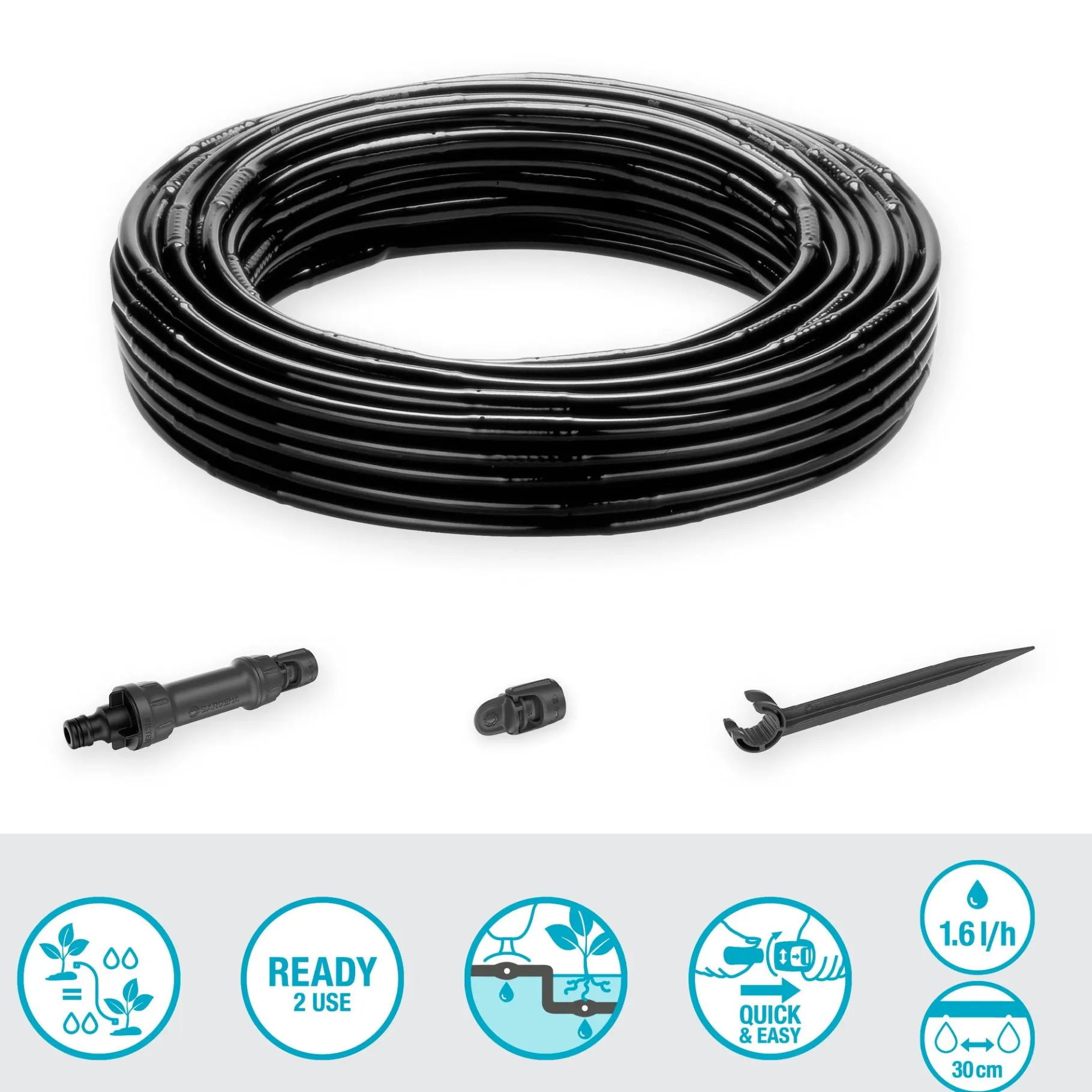 ohgreen Bewatering heggen of struiken set 25m