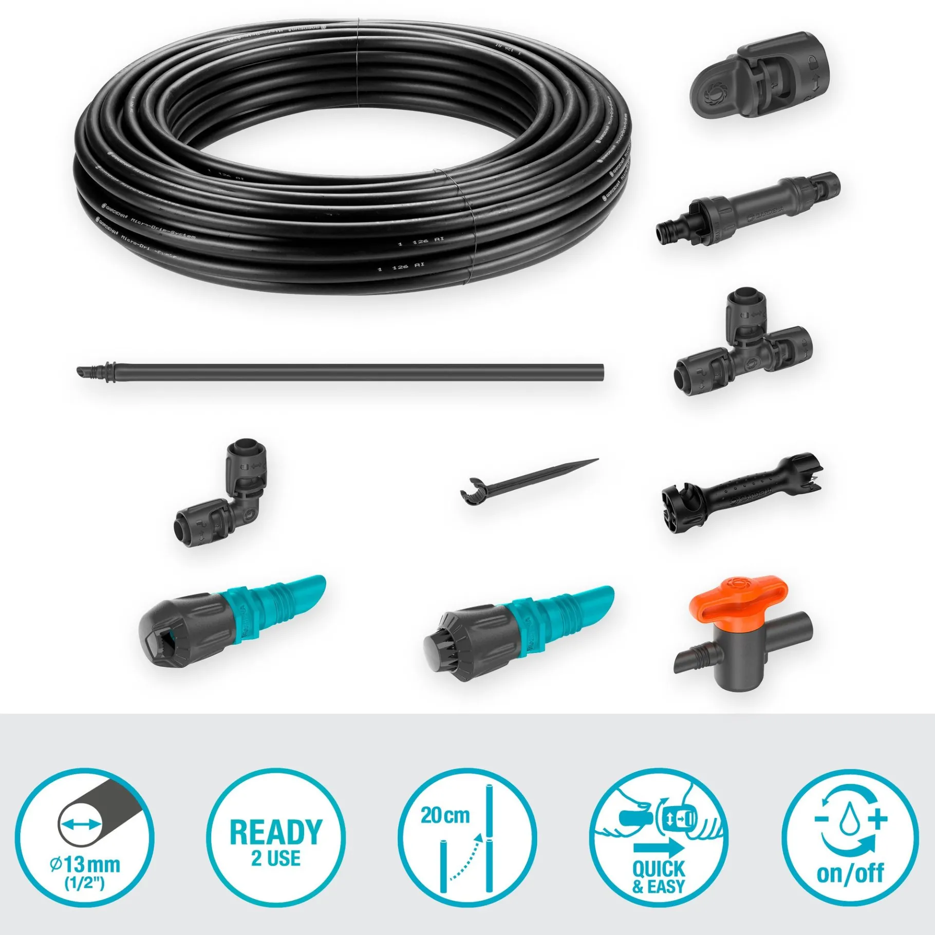 ohgreen Bewatering moestuin/bloembed Set