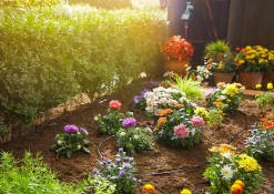 ohgreen Bewateringsset voor gewassen- of plantenrijen van 15m