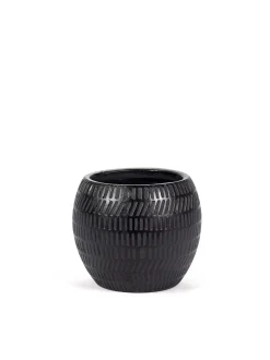 ohgreen Black Ancient Sierpot l l16,5xb16,5x13 zwart