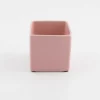ohgreen BLOEMPOT VIERKANT BASIC MINI Ø 7CM MAT ROZE