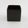 ohgreen BLOEMPOT VIERKANT BASIC MINI Ø 7CM MAT ZWART