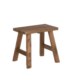 ohgreen Bold kruk recycled hout bruin - l38xb28,5xh34cm