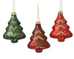 ohgreen Boom glas takken en glitters