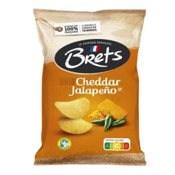 ohgreen Brets chips met cheddar jalapeño smaak