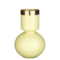 ohgreen Caja vaas l.geel - h27xd18cm