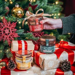 ohgreen Chocolade pasta zwart kerst feuilletine gepelde pecannoten