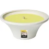 ohgreen Citronellakaars in witte schaal - Lemon Breeze