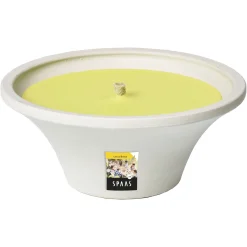 ohgreen Citronellakaars in witte schaal - Lemon Breeze