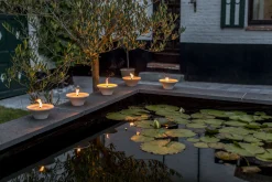 ohgreen Citronellakaars in witte schaal - Asian Garden