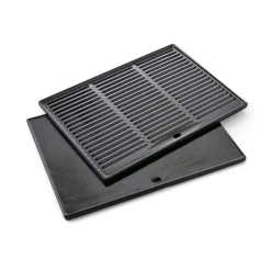 ohgreen Contactplaat voor Siesta en Stella uit geëmailleerd gietijzer zwart 43x35cm