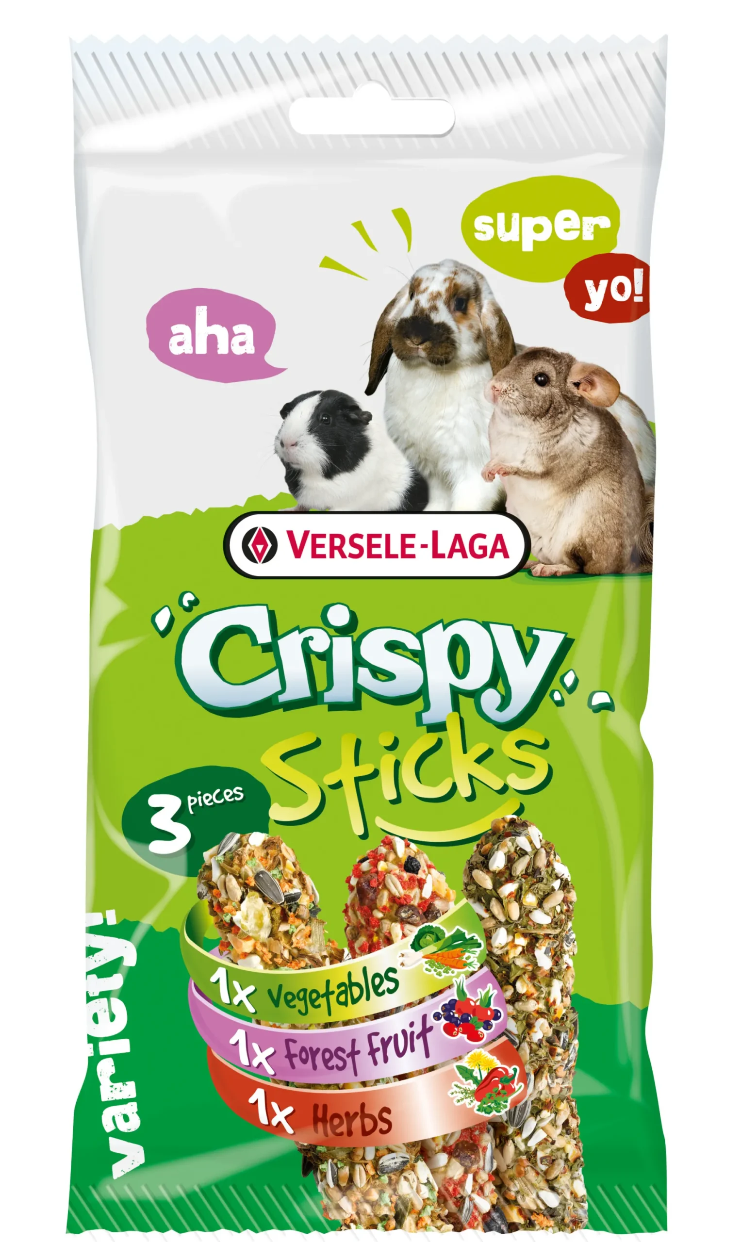 ohgreen Crispy Sticks Herbivoren Triple Variety Pack 165g