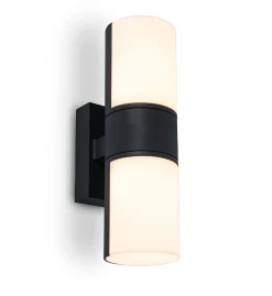 ohgreen Cyra wandlamp met 2 lichkoppen mat zwart led 16.1w