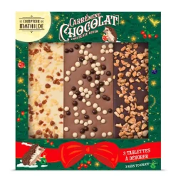 ohgreen Doos 3 tabletten kerstmis chocolades