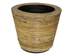 ohgreen Drypot round stripe grey d27h20cm