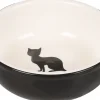ohgreen Eet- en drinkpot nala rond zwart & wit