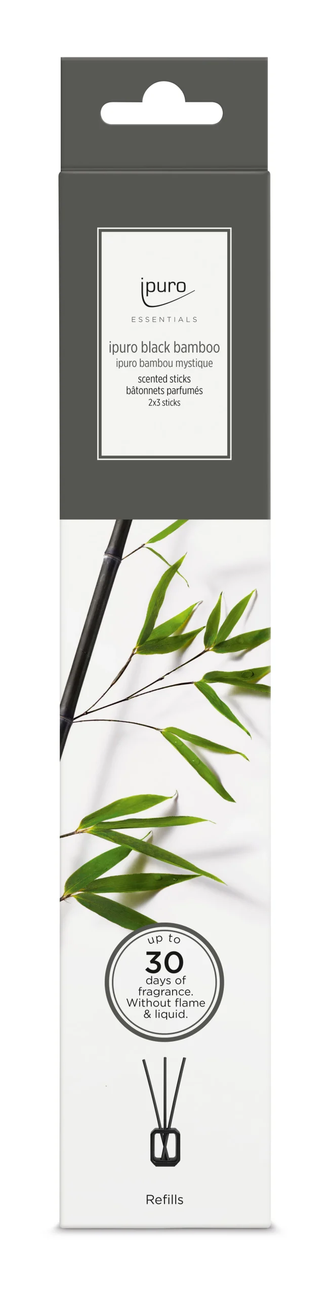 ohgreen Essentials scented stick black bamboo 6st