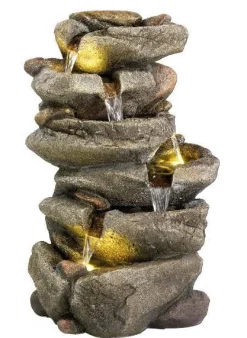 ohgreen Fontein rotsen waterval