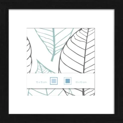 ohgreen fotolijst halmstad zwart 15x15 cm