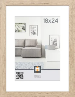 ohgreen fotolijst livorno vintage eik 18x24 cm