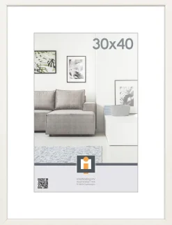 ohgreen fotolijst livorno wit 30x40 cm