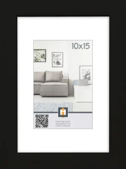 ohgreen fotolijst livorno zwart 10x15 cm