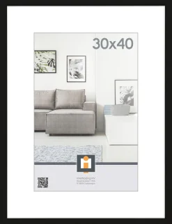 ohgreen fotolijst livorno zwart 30x40 cm