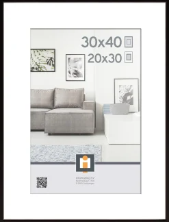 ohgreen fotolijst madrid zwart 30x40 cm