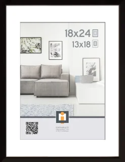 ohgreen fotolijst madrid zwart 18x24 cm