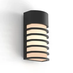 ohgreen Fulton wandlamp mat zwart e27 40w