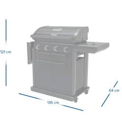 ohgreen Gasbarbecue 4 Series Onyx S