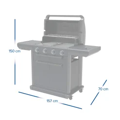 ohgreen Gasbarbecue 4 Series Onyx S