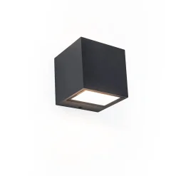 ohgreen Gemini wandlamp mat zwart led 9w