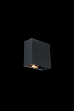 ohgreen Gemini wandlamp mat zwart led 10w