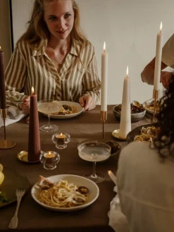 ohgreen Geribde dinerkaars