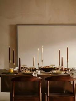 ohgreen Geribde dinerkaars