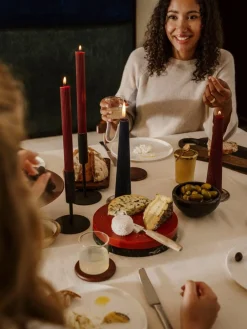 ohgreen Geribde obelisk kaars